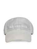 Balenciaga logo-embroidered cotton cap