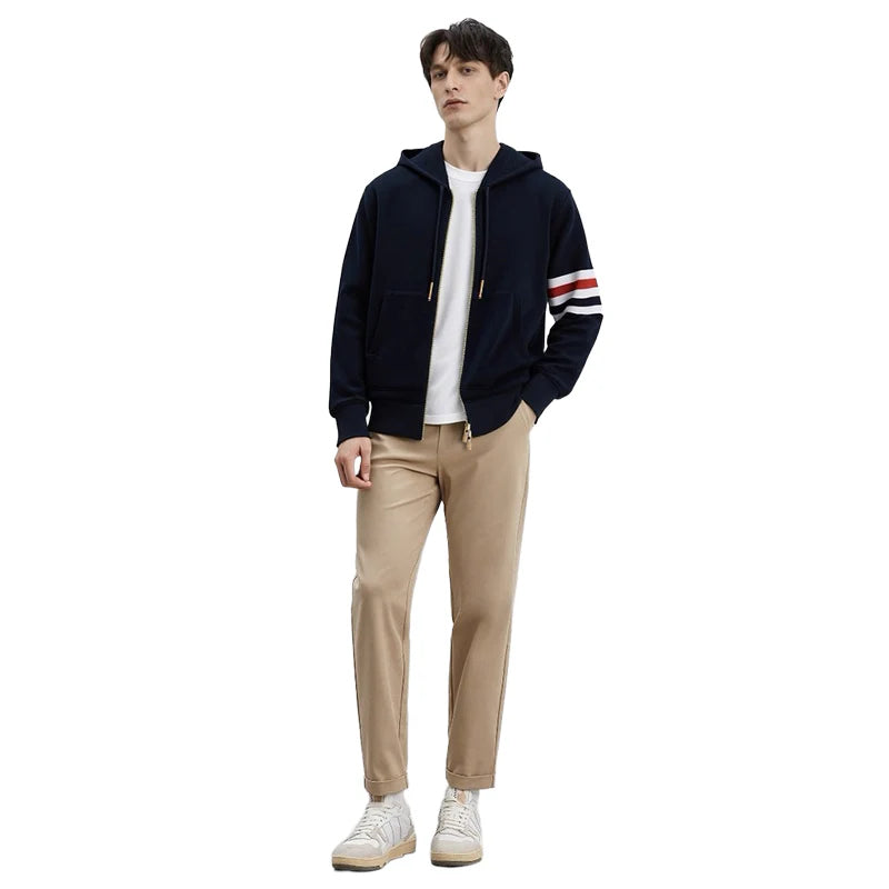 Men's Four-Pole Hoodie | Thom Browne