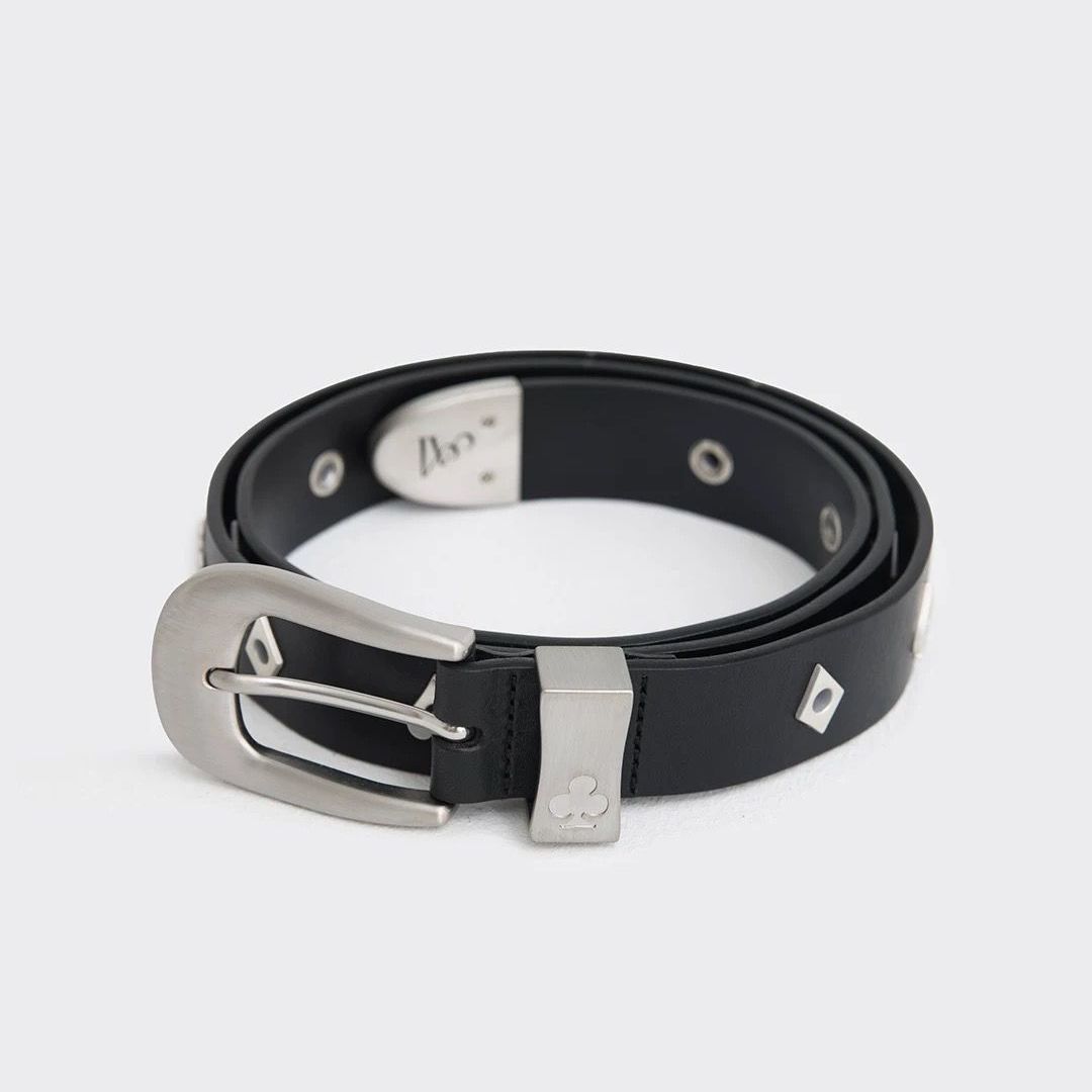 Amicus Animae Card Deck-Detailing Leather Belt Western Poker Unisex