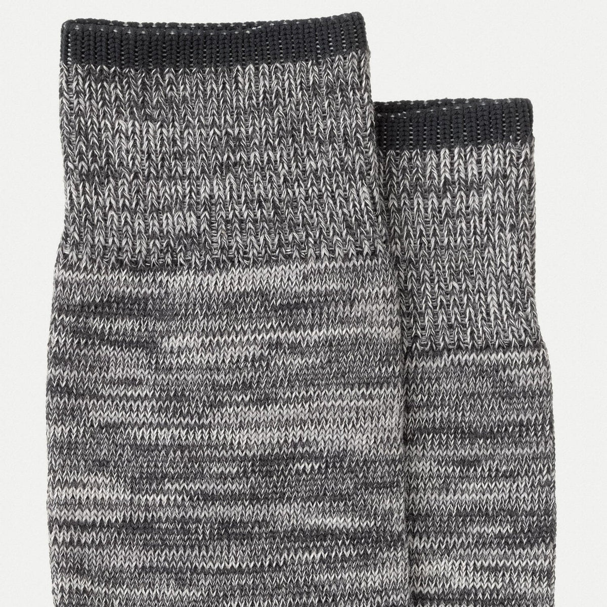 Nudie Jeans Rasmusson Multi Yarn Socks: Dark Grey