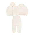 Corteiz Devil's Island BOXY Hoodie & Baggy Pants Set – Beige