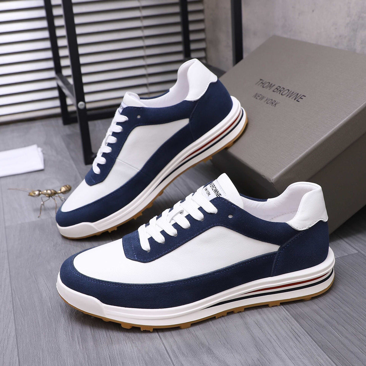 Premium Leather Sneaker — Chunky Sole Edition