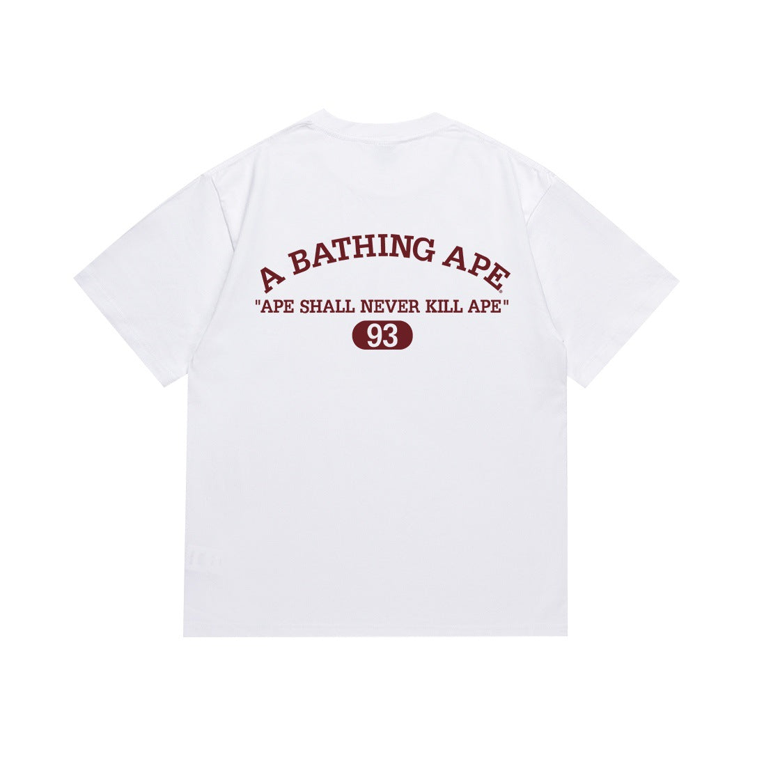 BAPE Classic Camo Ape Head Letter Print Loose Unisex Casual T-Shirt