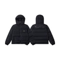 Trapstar Cotton Jacket with Detachable Hood - Black