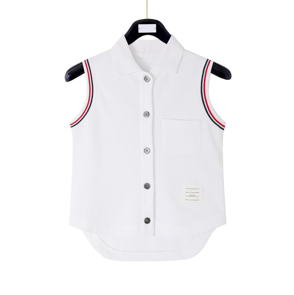 New Sleeveless Lapel Cardigan Vest