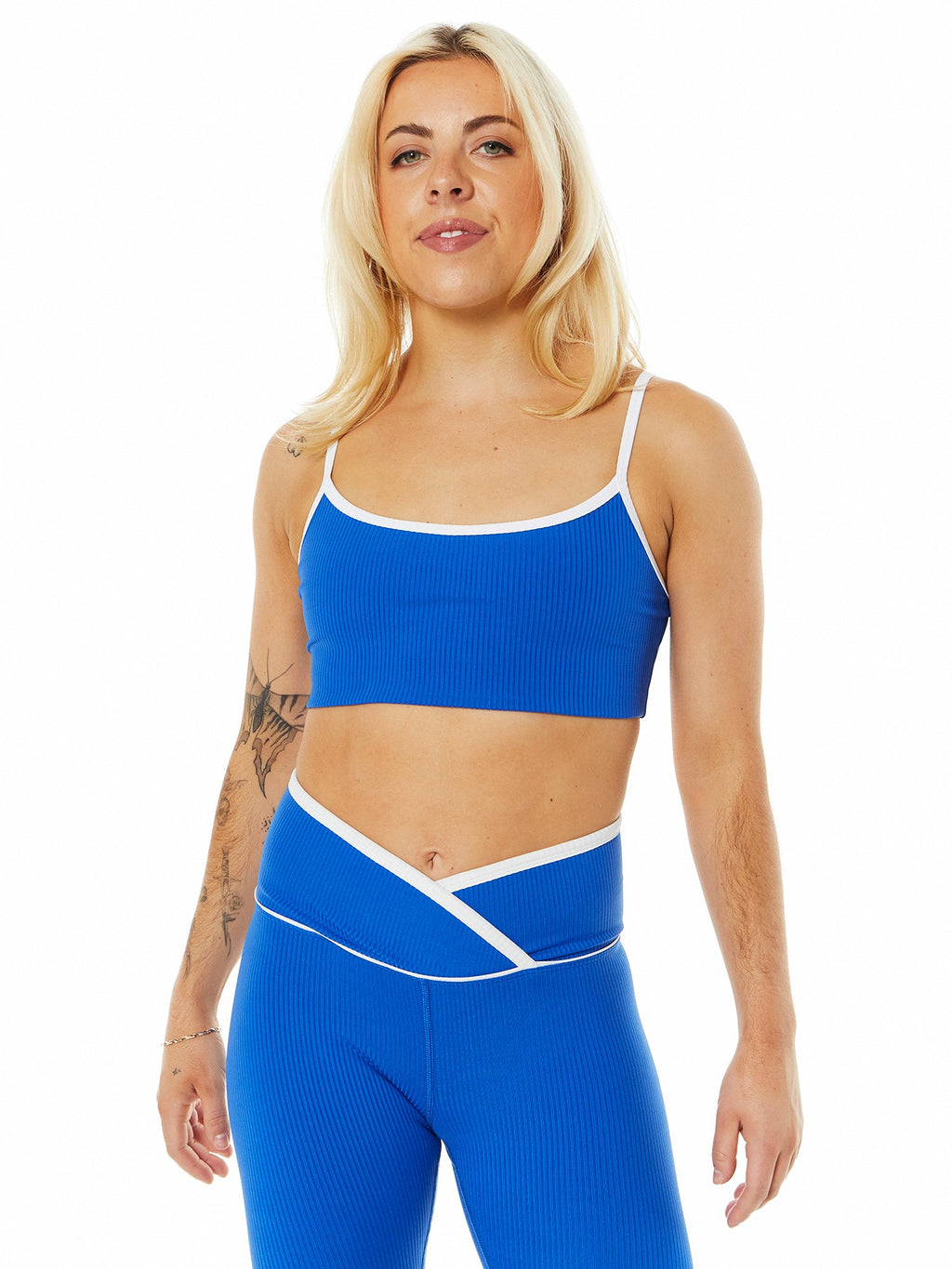 Ribbed Two Tone Bralette