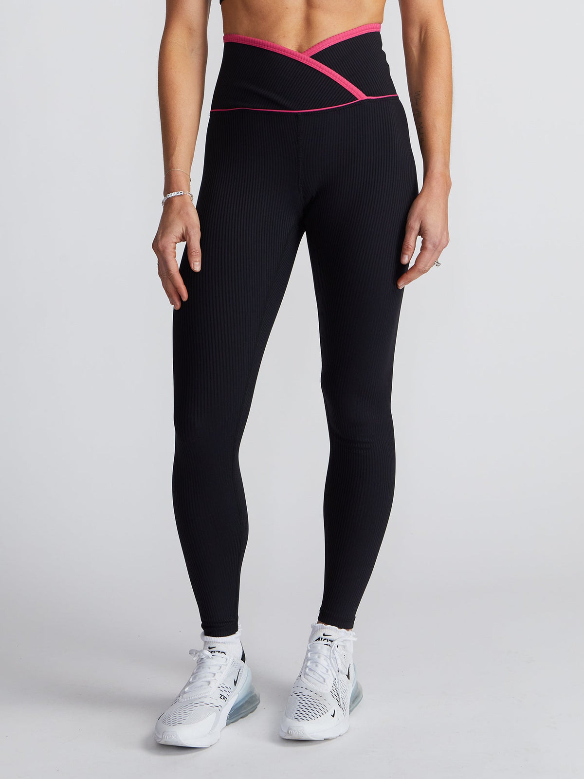 Ribbed Two Tone Veronica Leggi
