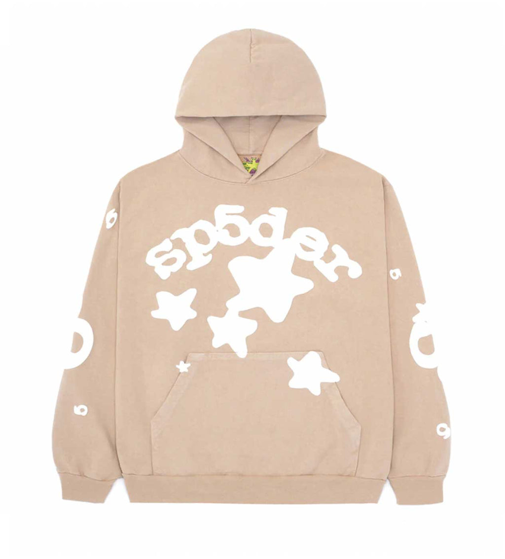 Sp5der Beluga Hoodie Brown