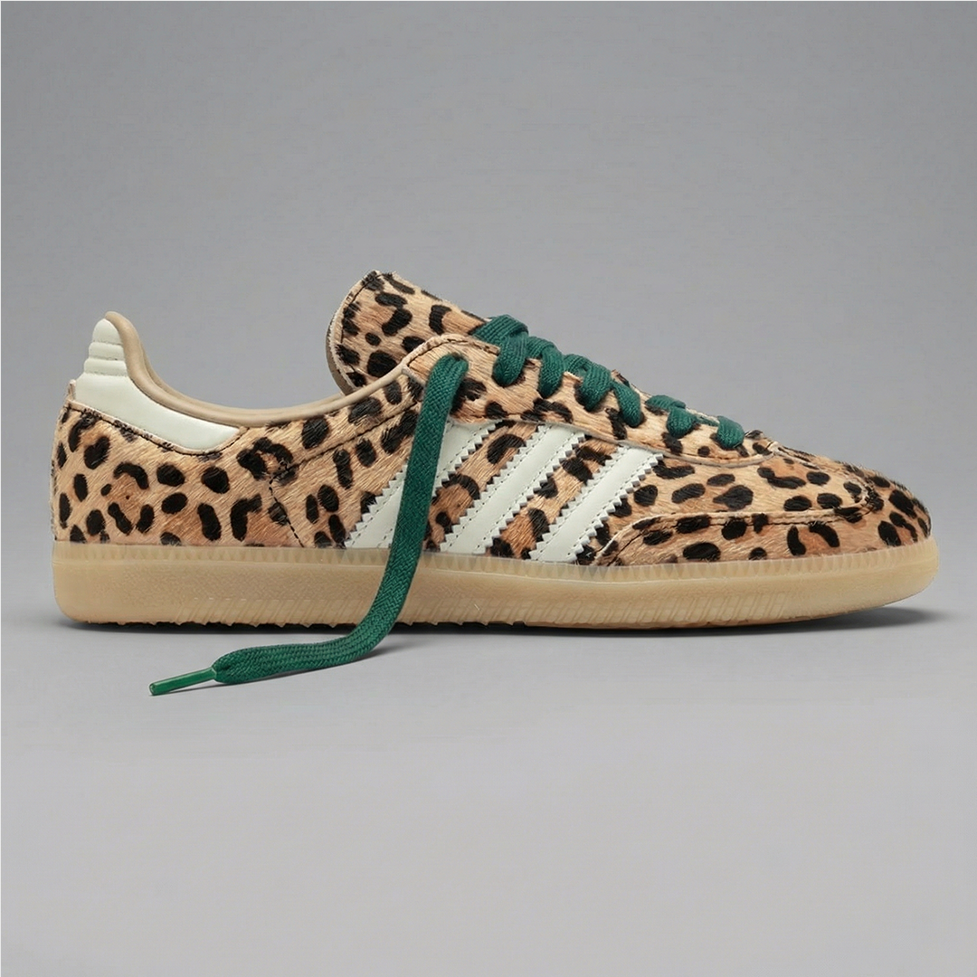 adidas Samba OG Leopard Magic Beige Women's
