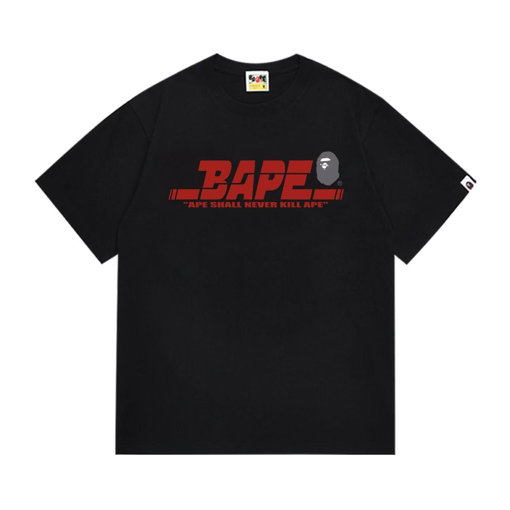 BAPE Red Wordmark Graphic T-Shirt