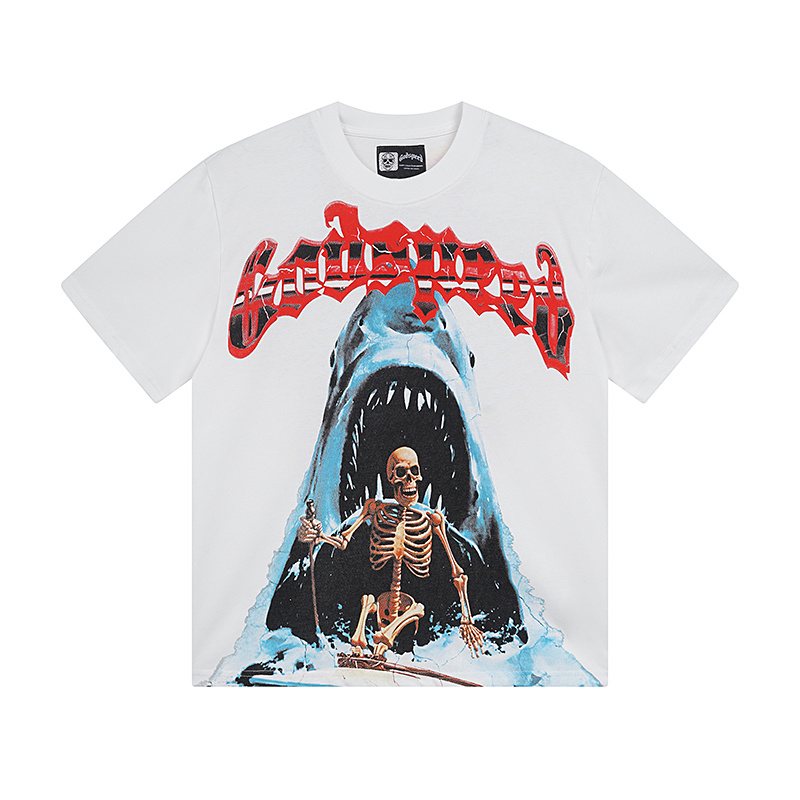 Godspeed Shark Skeleton Graphic T-Shirt