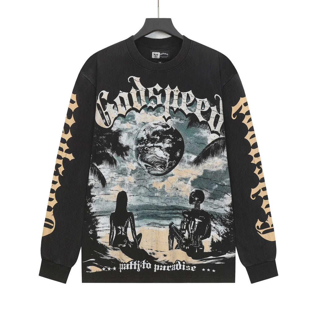 Godspeed Pacific Paradise Graphic Long-Sleeve T-Shirt