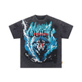 FIRST ROW Warning Not So Quiet Wolf Cropped T-Shirt