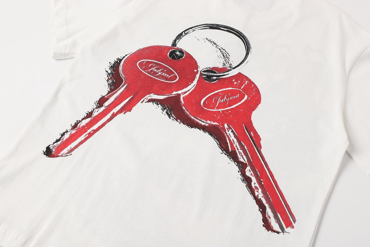 Godspeed Car and Key Graphic T-Shirt