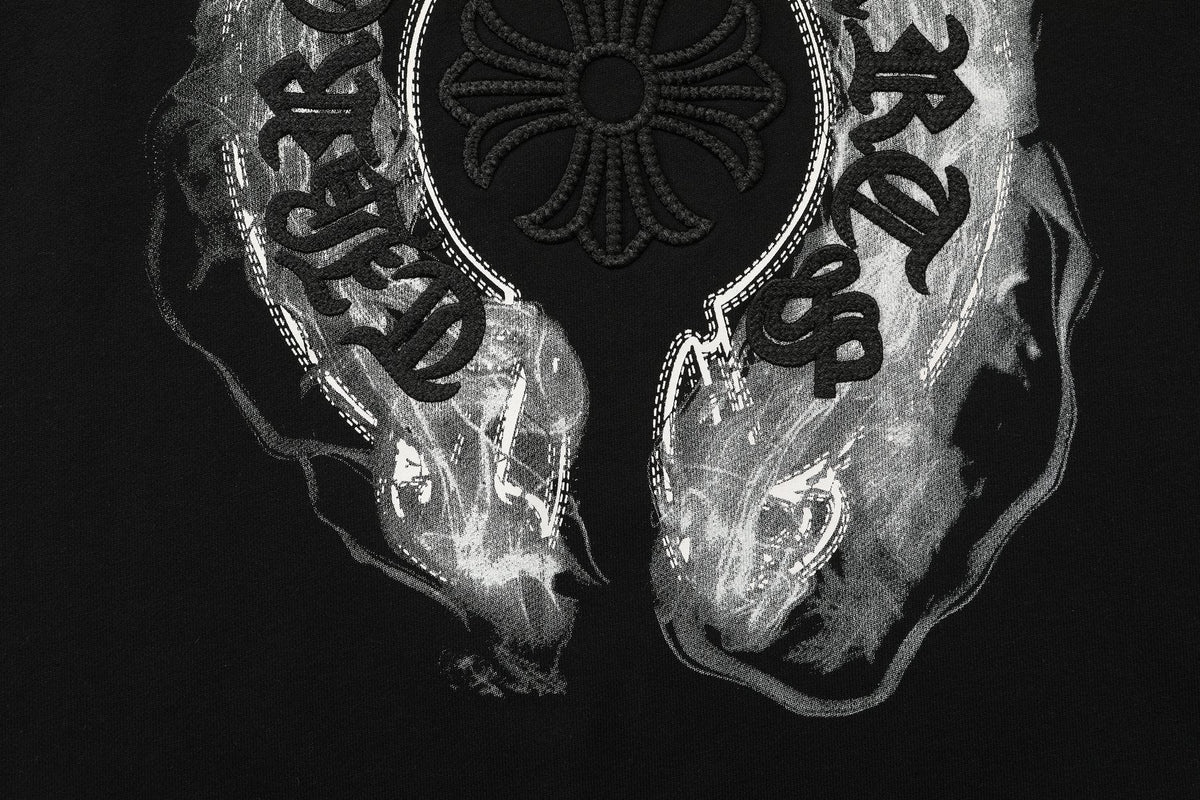 Chrome Hearts Cross Graphic Crewneck Sweatshirt