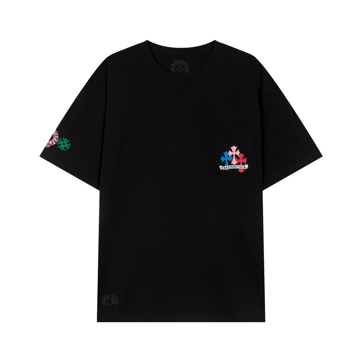 Chrome Hearts Sanskrit Rainbow Cross Graphic T-Shirt
