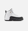 Air Jordan 12 Retro Taxi Preschool Shoes - White/Black/Yellow
