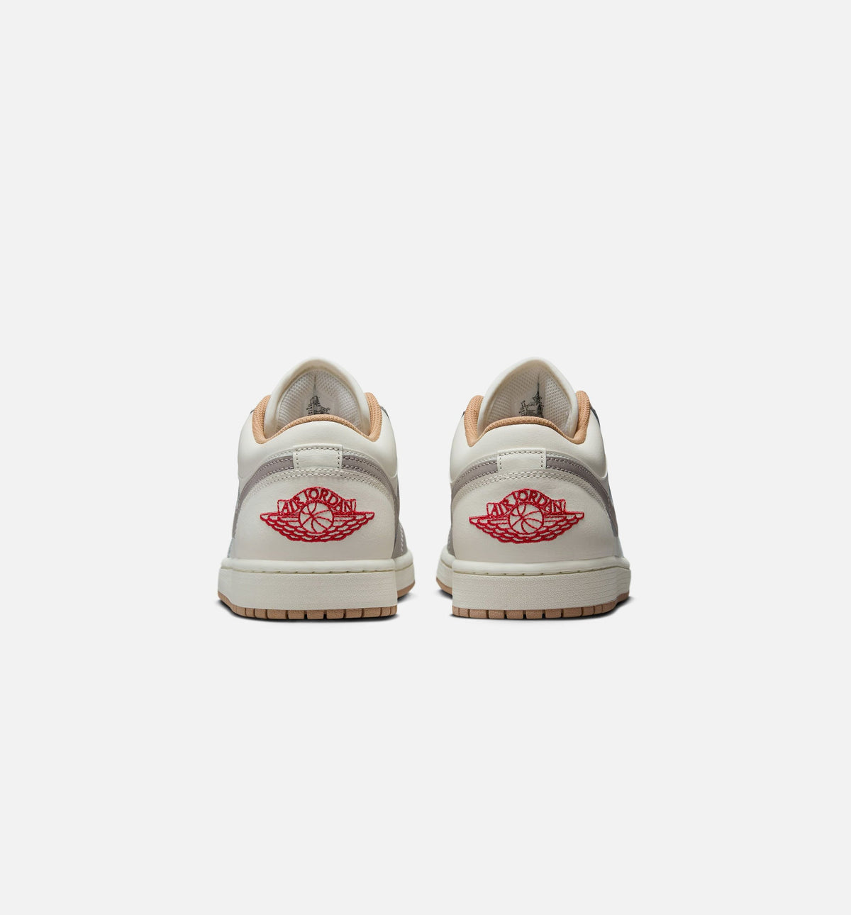 Air Jordan 1 Low Sail Fire Red Men's Shoes