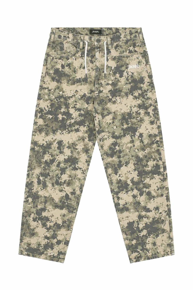 JACKER N°1890 BAGGY PANT Camo