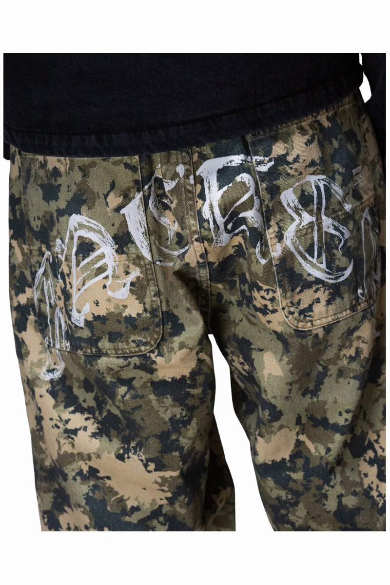 JACKER N°1890 BAGGY PANT Camo