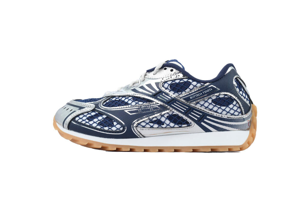 Bottega Veneta Orbit Sneaker Deep Blue Silver