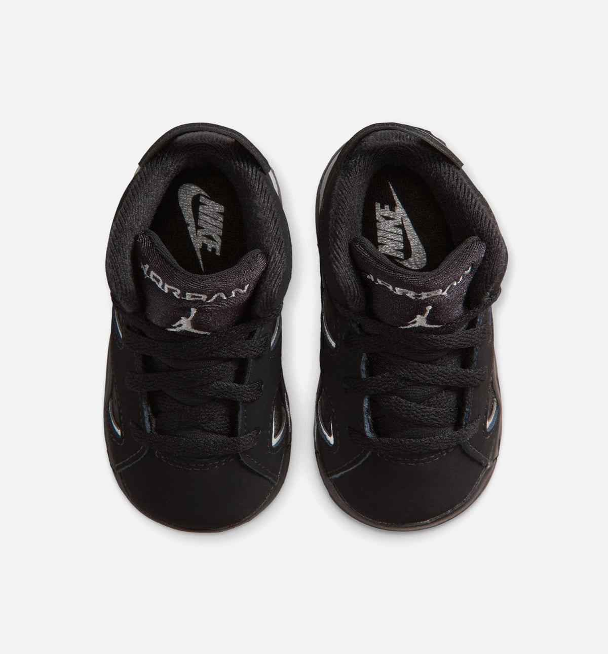 Air Jordan 6 Retro "Cap & Gown" Infant/Toddler Shoe – Black/Reflective Silver/Black