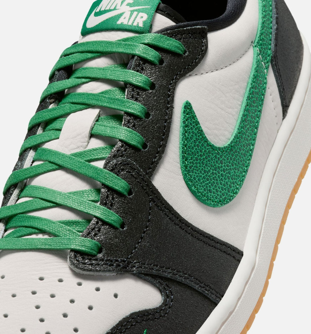 Air Jordan 1 Retro Low OG 'Phantom and Pine Green' - Men's Lifestyle Sneaker (Phantom/Pine Green/Black)
