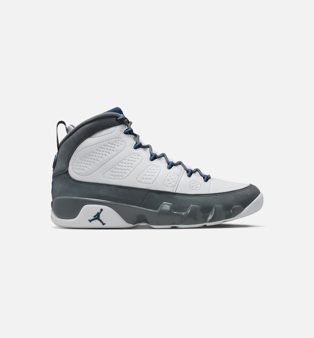 Air Jordan 9 Retro Men's Lifestyle Shoe - White/French Blue/Flint Grey