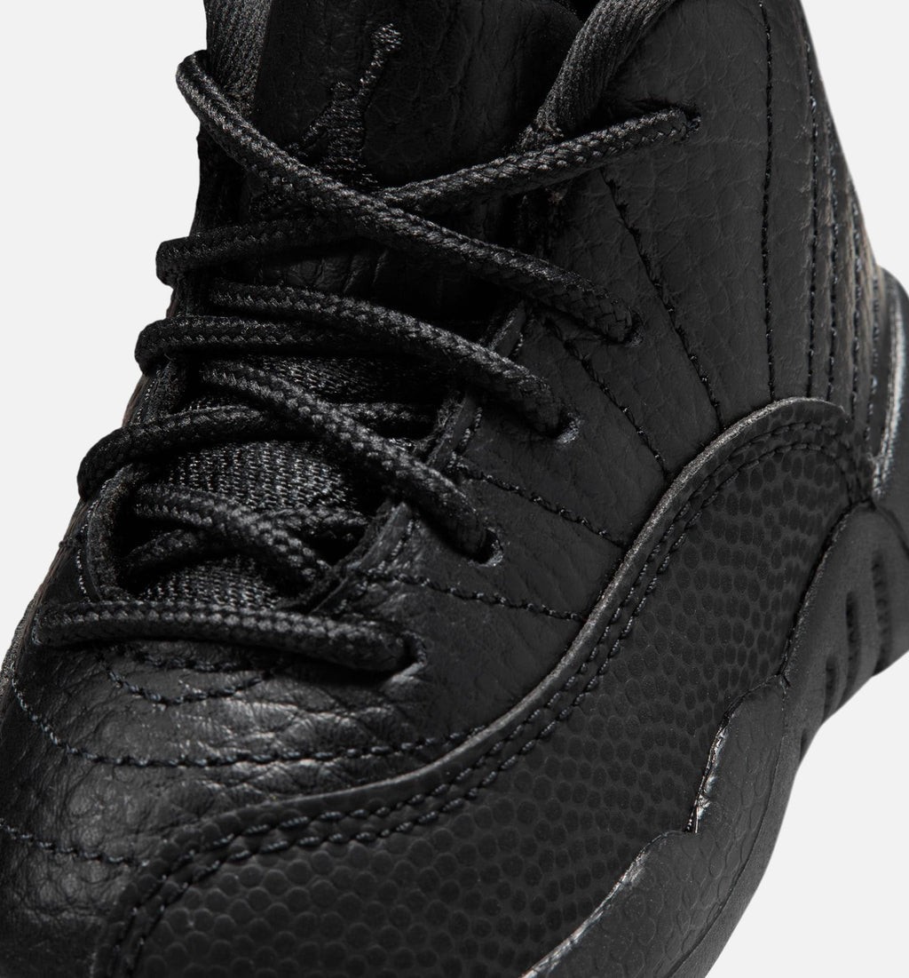 Air Jordan 12 Retro Bloodline | Infant/Toddler Lifestyle Shoe | Black/University Red