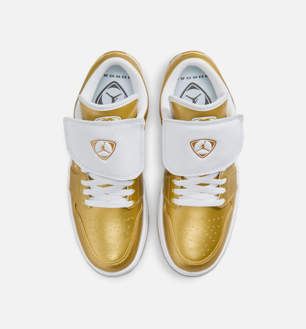 Air Jordan 1 Low Women's Lifestyle Shoe – Gold/White/Gum Yellow