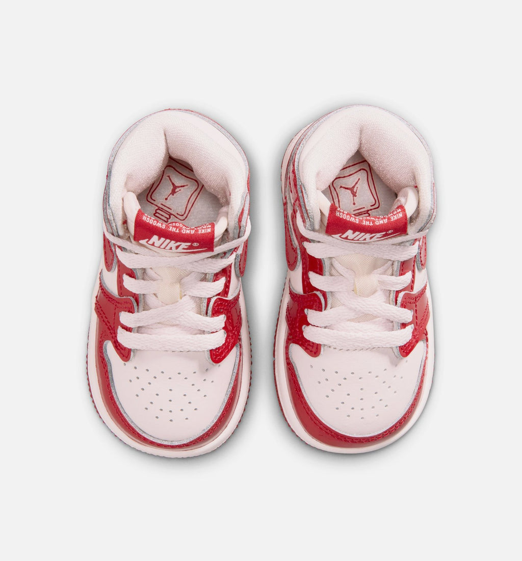 Air Jordan 1 Retro High OG Nails and Grails Infant & Toddler Lifestyle Shoe – University Red / Metallic Silver