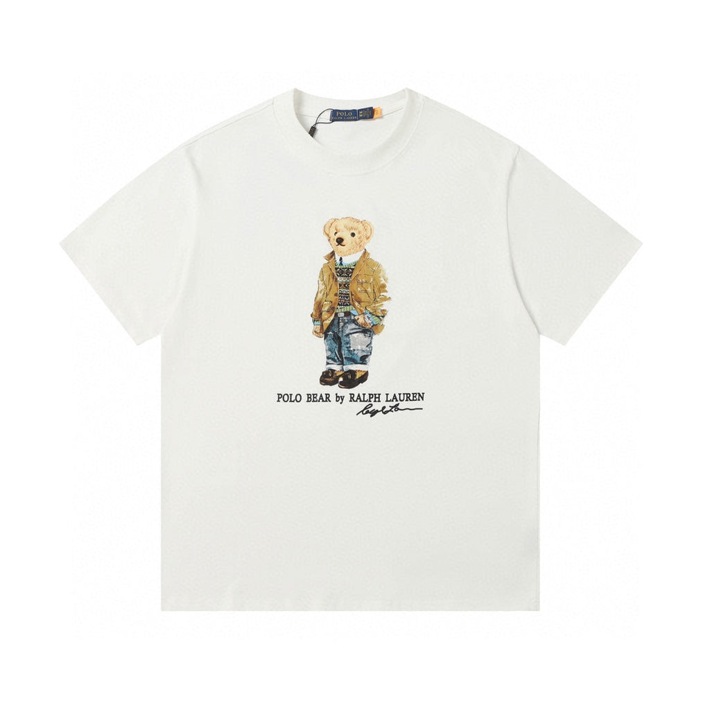 Ralph Lauren Classic Bear Print Crewneck T-Shirt