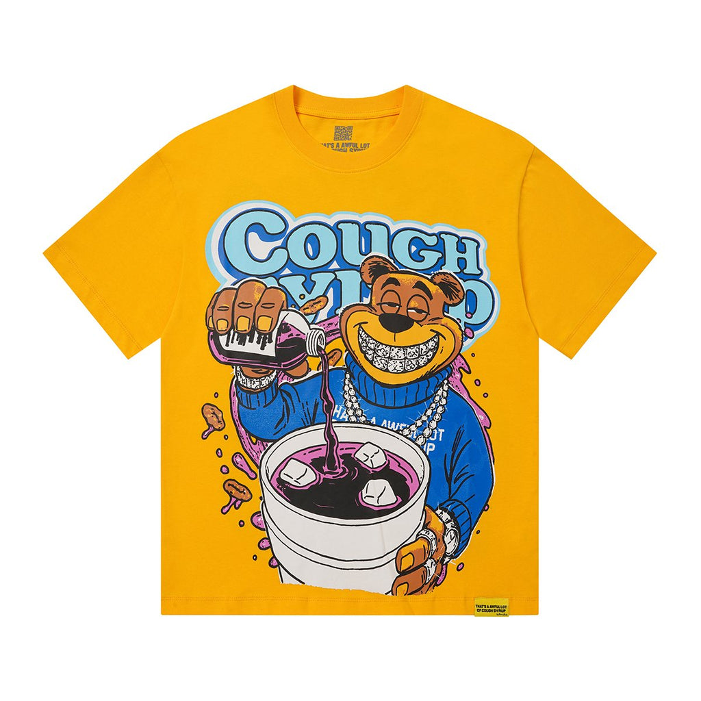 THAT'S A AWFUL LOT OF COUGH SYRUP Cartoon Graphic T-Shirt
