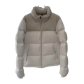 The North Face Cropped Stand-Collar Puffer Jacket – Cream