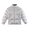 The North Face Contrast-Panel Stand-Collar Puffer Jacket | Women's Winter Coat
