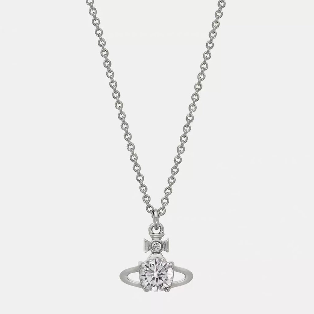 Vivienne Westwood Style Crystal Orb Choker Necklace