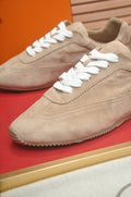 Hermès Beige Low-Top Sneakers