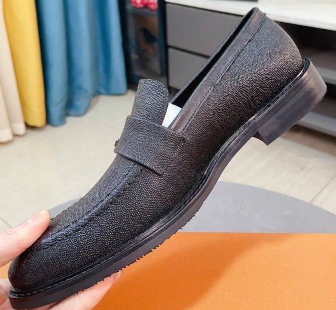 Louis Vuitton Textured Hardware Loafers