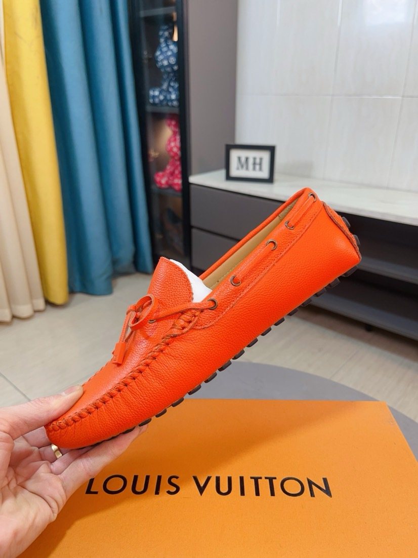 Louis Vuitton Lace-Tie Driving Moccasins