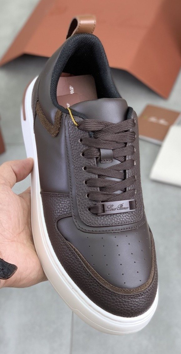 Loro Piana Paneled Low-Top Sneakers