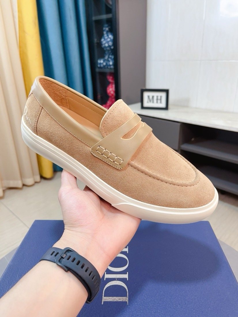 Dior Strap Loafers with Contrast Soles