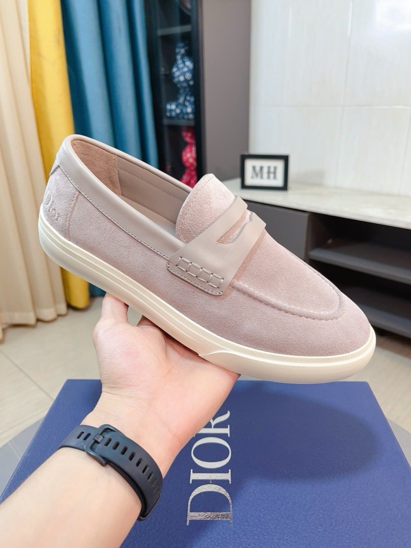 Dior Strap Loafers with Contrast Soles