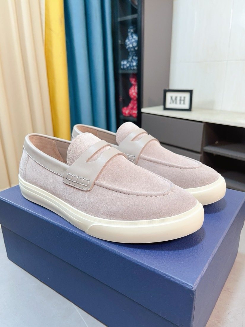 Dior Strap Loafers with Contrast Soles