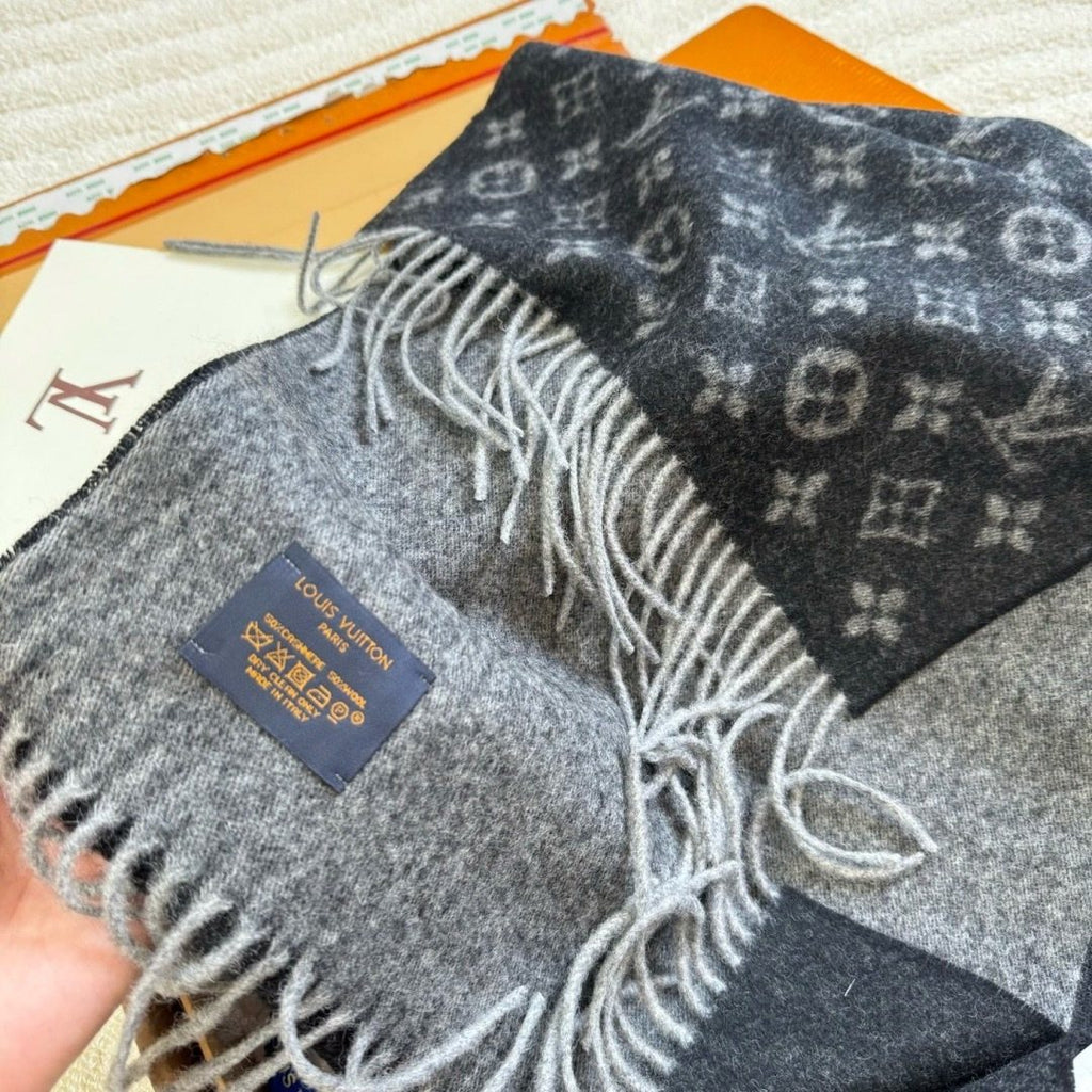 Louis Vuitton Monogram Fringe Scarf