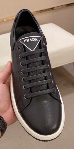 Prada Men's Low-Top Lace-Up Sneakers