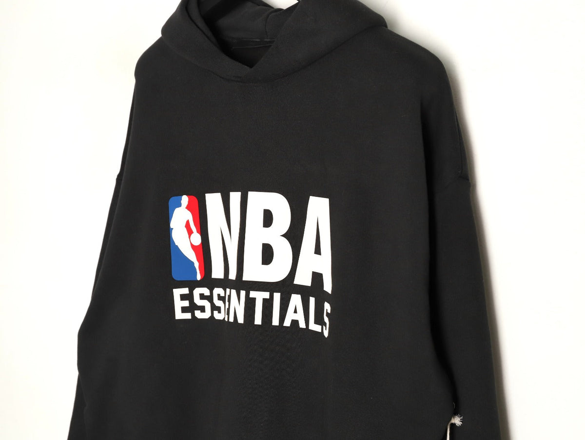 Fear of God NBA-Graphic Pullover Hoodie - Black