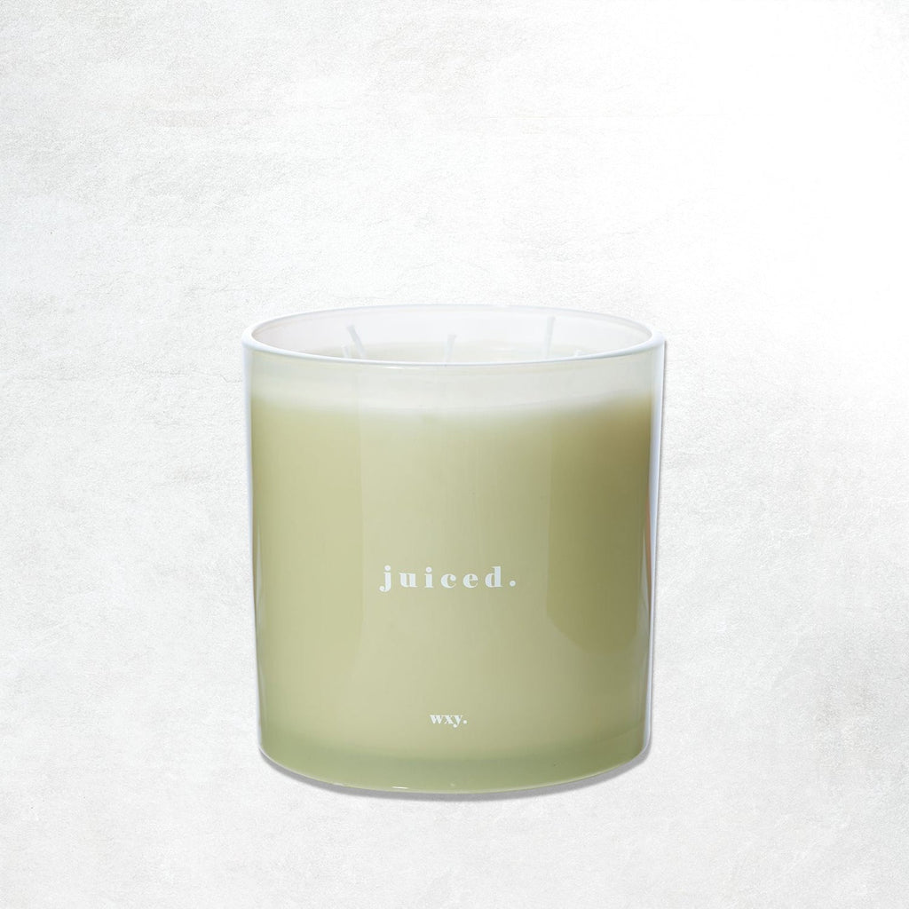 wxy. 53oz candle - juiced: avocado & cucumber water